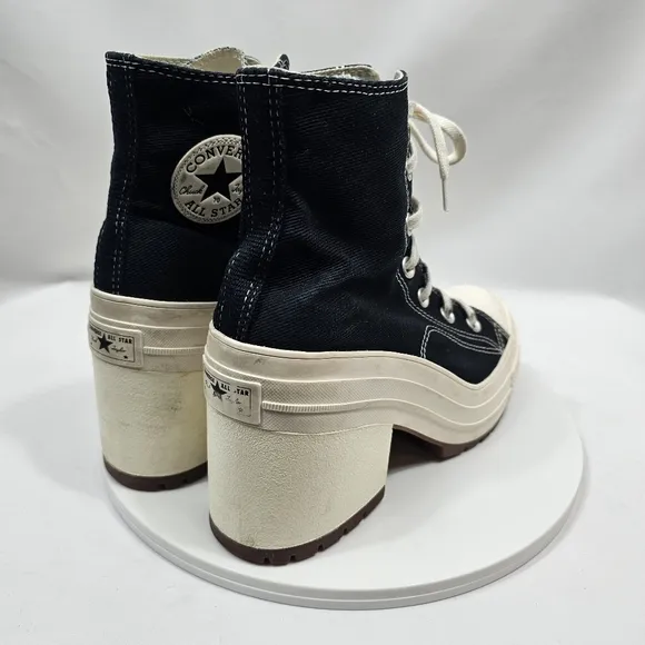 Converse Chuck Taylor Chuck 70 De Luxe Heel Shoes Black W8 M6 Platform A05347C