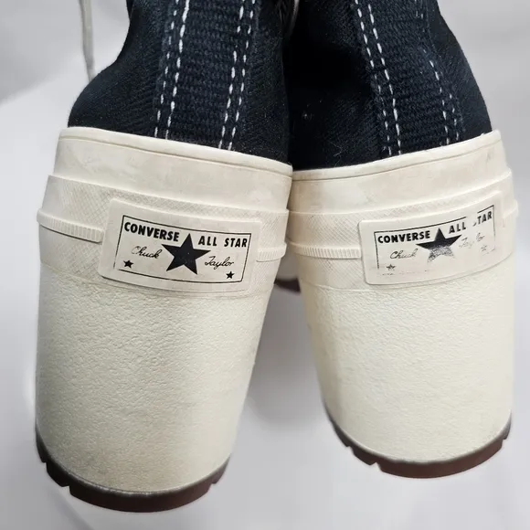 Converse Chuck Taylor Chuck 70 De Luxe Heel Shoes Black W8 M6 Platform A05347C