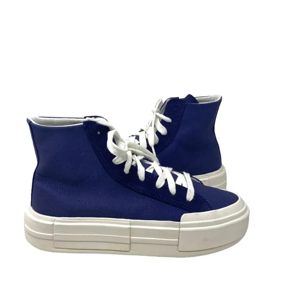 Converse Chuck Taylor Cruise Seasonal Skate High Shoes Blue Canvas Women A05468C