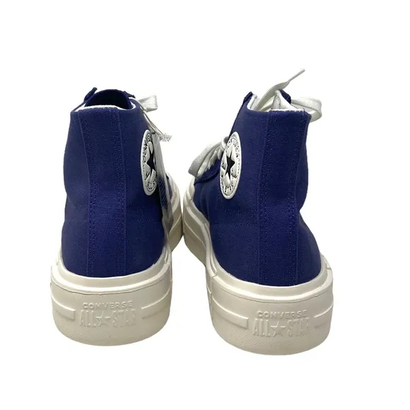 Converse Chuck Taylor Cruise Seasonal Skate High Shoes Blue Canvas Women A05468C