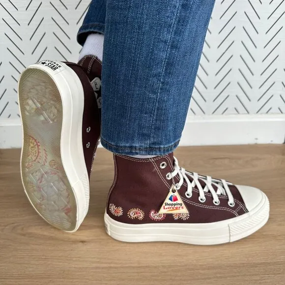 ⭐Converse Chuck Taylor Lift Platform Crafted Evolution 8.5 Womens Shoes A08174C