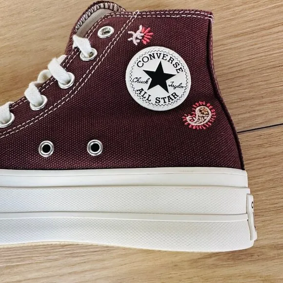 ⭐Converse Chuck Taylor Lift Platform Crafted Evolution 8.5 Womens Shoes A08174C