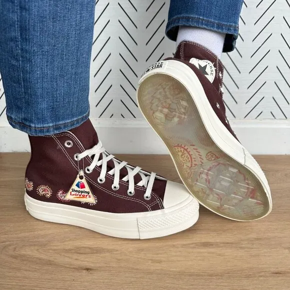 ⭐Converse Chuck Taylor Lift Platform Crafted Evolution 8.5 Womens Shoes A08174C