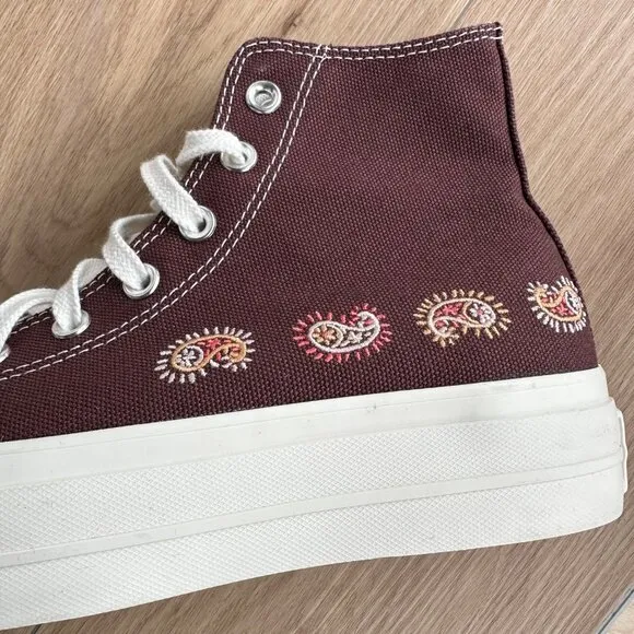 ⭐Converse Chuck Taylor Lift Platform Crafted Evolution 8.5 Womens Shoes A08174C