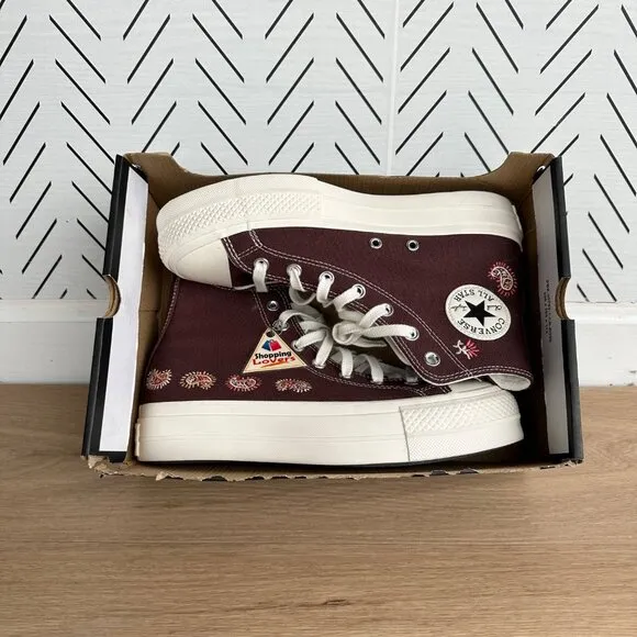 ⭐Converse Chuck Taylor Lift Platform Crafted Evolution 8.5 Womens Shoes A08174C