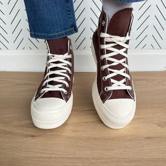 ⭐Converse Chuck Taylor Lift Platform Crafted Evolution 8.5 Womens Shoes A08174C