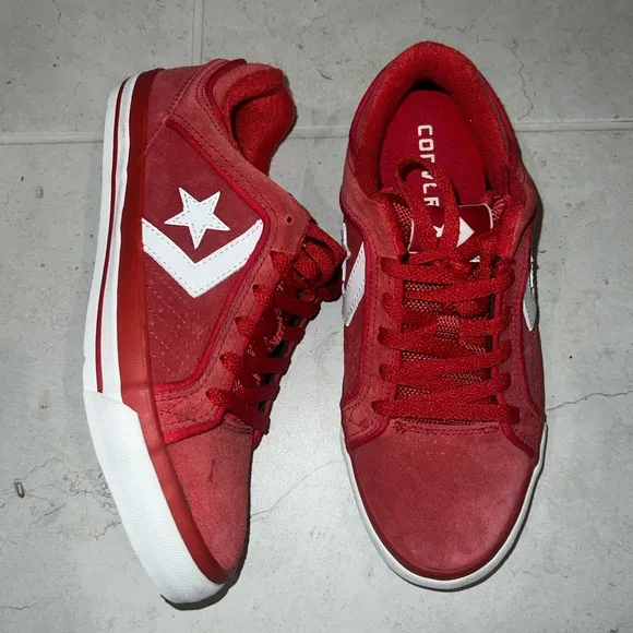 Converse Cons One Star Pro Skate Shoes 90's Block University Red