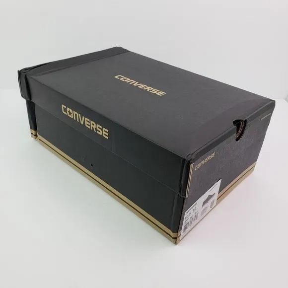 Converse Cons Sea Star LS Mid Mens Sz 11 Womens Sz 12.5 Black Skate Sneaker Shoe