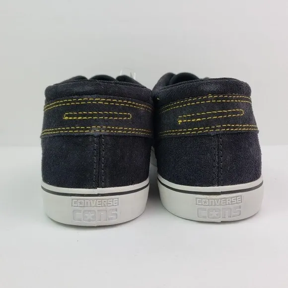 Converse Cons Sea Star LS Mid Mens Sz 9 Womens Sz 10.5 Black Skate Sneaker Shoe