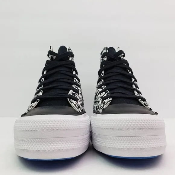Converse CTAS Double Stack Lift Hi Womens Size 5 Black My Story Platform Sneaker