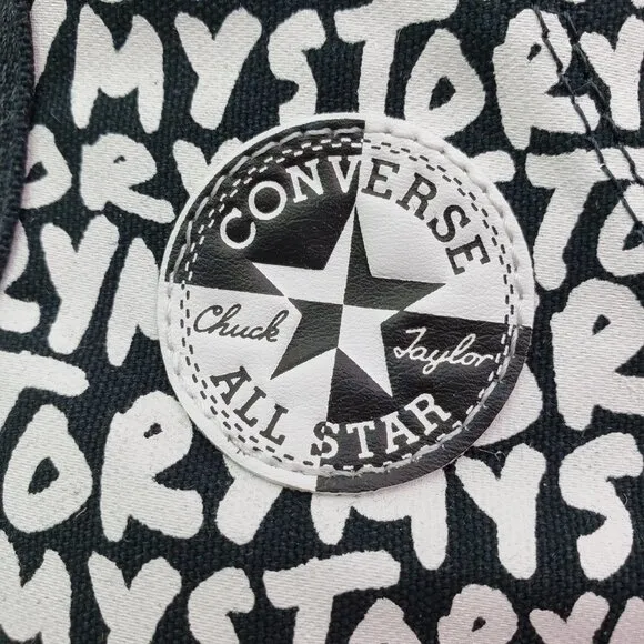 Converse CTAS Double Stack Lift Hi Womens Size 5 Black My Story Platform Sneaker