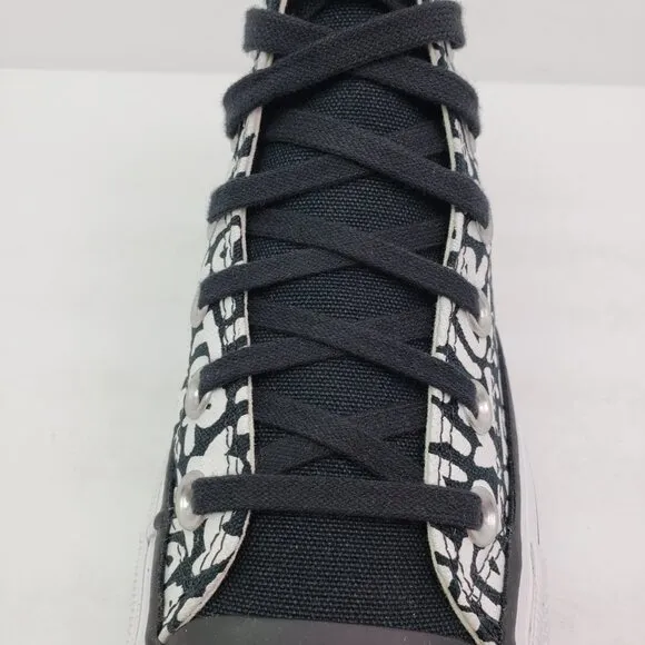 Converse CTAS Double Stack Lift Hi Womens Size 5 Black My Story Platform Sneaker