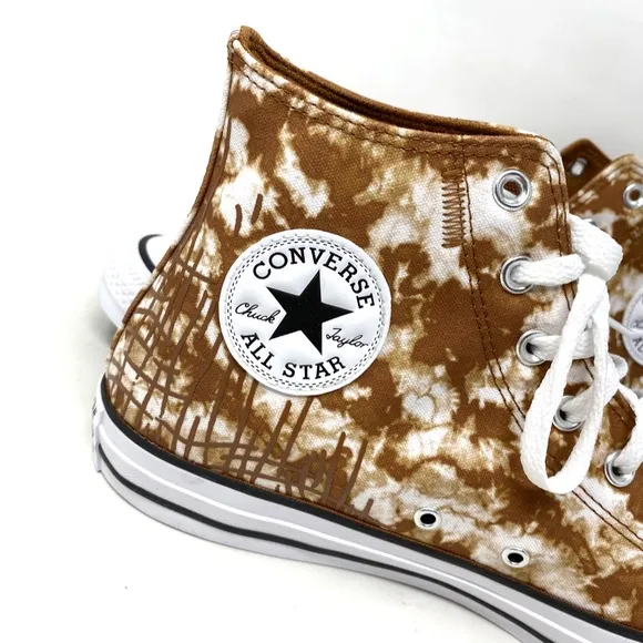 Converse Ctas High Top Shoes Men’s Size Canvas Warm Tan White Skate A06004C