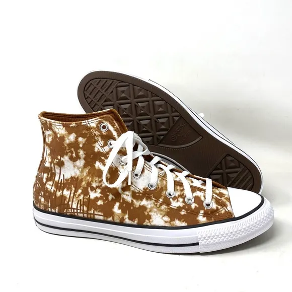 Converse Ctas High Top Shoes Men’s Size Canvas Warm Tan White Skate A06004C