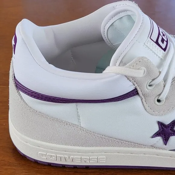 Converse Fastbreak Pro Mid Skater Shoes A08854C White / Purple Size 10.5 Men's