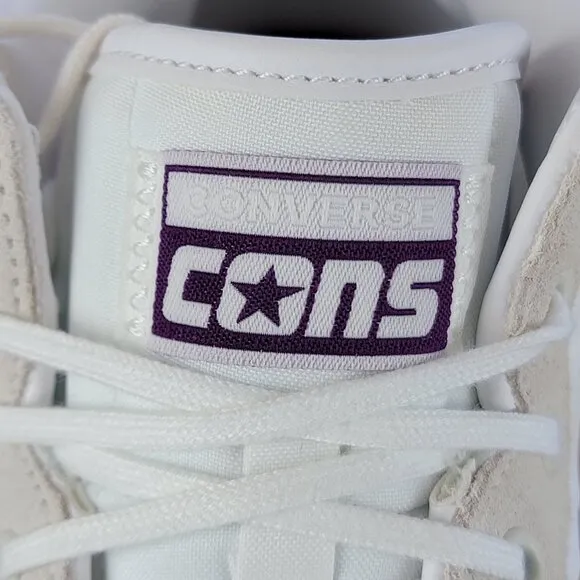 Converse Fastbreak Pro Mid Skater Shoes A08854C White / Purple Size 10.5 Men's