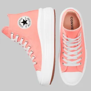 🩷CONVERSE FLAMINGO PINK PLATFORM HIGH TOP SNEAKERS SIZE 7.5 WOMENS TRENDING