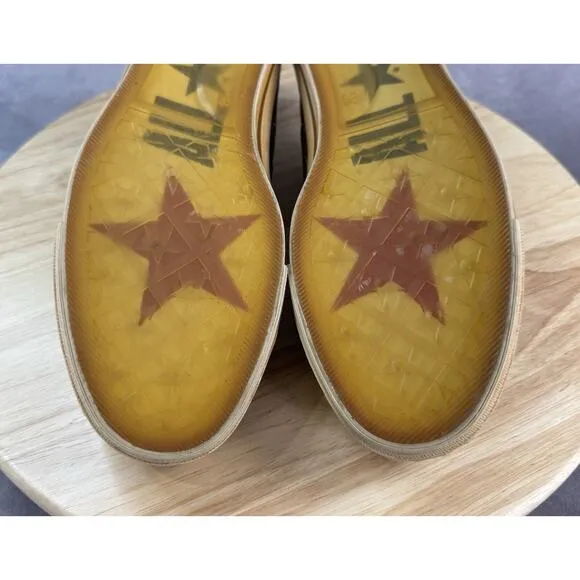 Converse John Varvatos Shoes Chuck All Star Brown Leather Men 8.5 Women 10.5