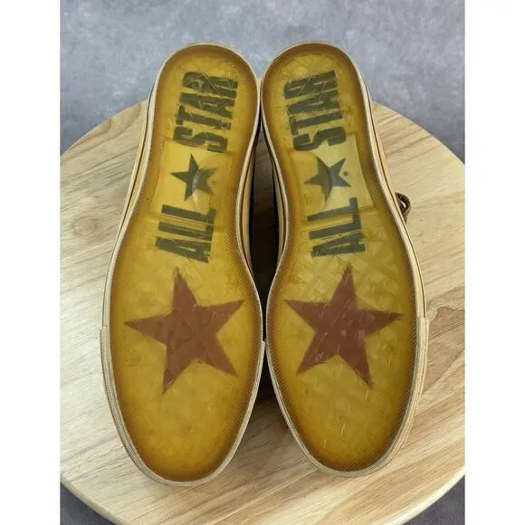 Converse John Varvatos Shoes Chuck All Star Brown Leather Men 8.5 Women 10.5