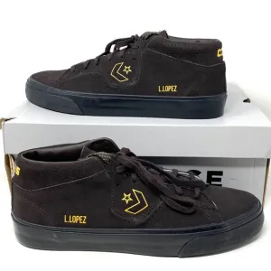 Converse Louie Lopez Pro Shoes Mid Top Suede Brown Men’s Size Sneakers A01247C