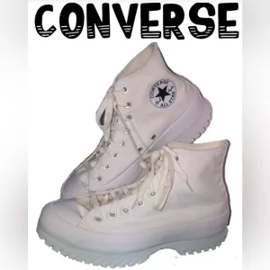 CONVERSE Men Chuck Taylor White All Star Lugged 2.0 High Platform Sneaker NWOT