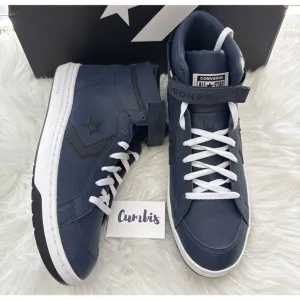 Converse Men's Pro Blaze V2 Mid Size 9 Blue Leather Athletic Shoes Sneakers NEW