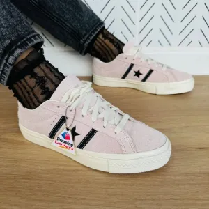 ⭐Converse One Star Academy Pro Ox Suede Low Women Shoes Sz 7 Pink Black A08490C⭐