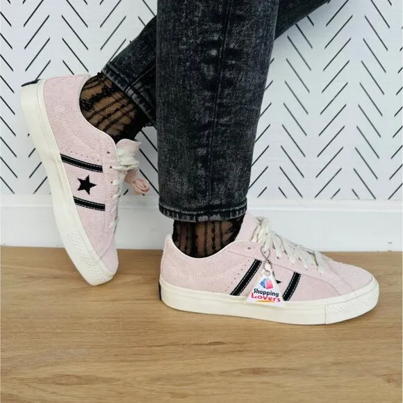 ⭐Converse One Star Academy Pro Ox Suede Low Women Shoes Sz 7 Pink Black A08490C⭐