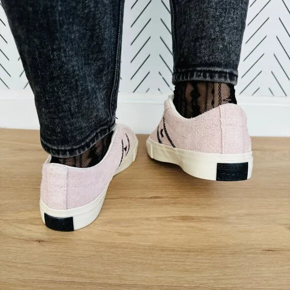 ⭐Converse One Star Academy Pro Ox Suede Low Women Shoes Sz 7 Pink Black A08490C⭐