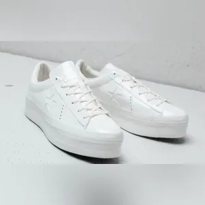 Converse One Star Platform OX Sneakers Women's Vintage White Shoes Size 7.5