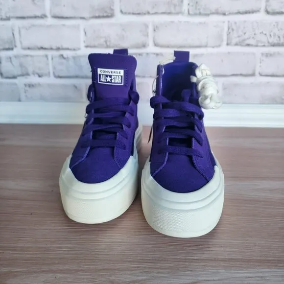 ⭐Converse Sz 5.5 Men Shoes Chuck Taylor All Star Cruise Purple Sneakers A10238C