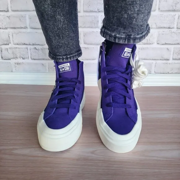 ⭐Converse Sz 5.5 Men Shoes Chuck Taylor All Star Cruise Purple Sneakers A10238C