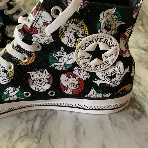 Converse x Tom and Jerry Hi-tops