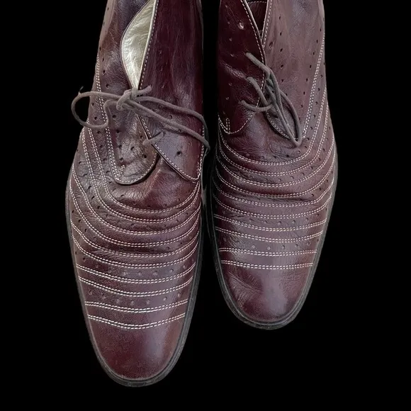 Copy - Last chance Sale! Kenneth Cole Mens Italian leather lace up Unique shoes…