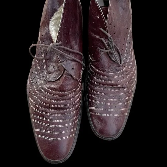 Copy - Last chance Sale! Kenneth Cole Mens Italian leather lace up Unique shoes…