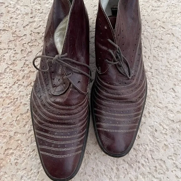 Copy - Last chance Sale! Kenneth Cole Mens Italian leather lace up Unique shoes…