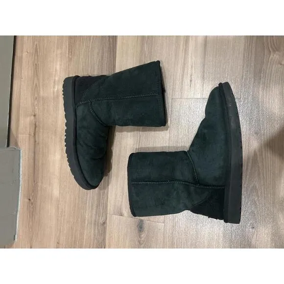 Cozy UGG Classic Short Boots - Dark Green