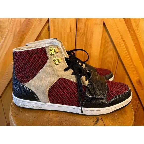 Creative Recreation Red/Black  Sneakers Shoes Size 11