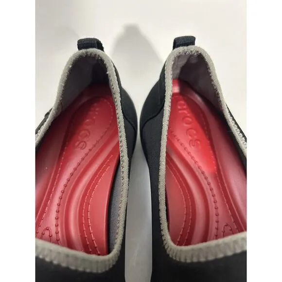 CROCS Busy Day Stretch Ballet Flat Slip-on Sneaker Shoes Size 10