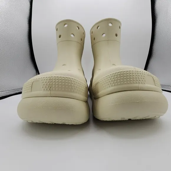 Crocs Classic Bone Waterproof Crush Rain Boots Mens 10 Womens 12 NEW without Tag