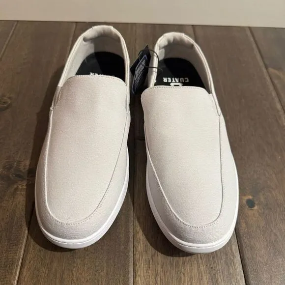 CUATER by Travis Mathew Slip-On Phenom Woven Golf Shoes Micro Chip Gray 13 NWT