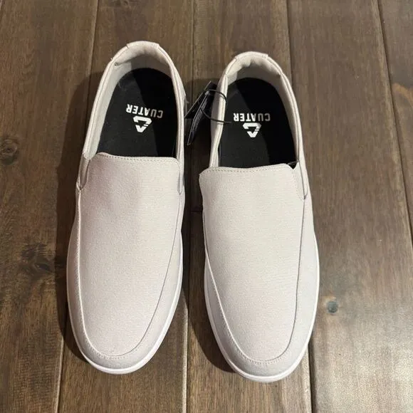 CUATER by Travis Mathew Slip-On Phenom Woven Golf Shoes Micro Chip Gray 13 NWT