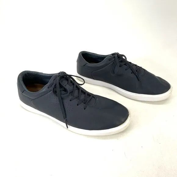 Cuater Travis Mathew Phenom Blue Leather Shoes Mens Size 10.5  4MT090 Spikeless