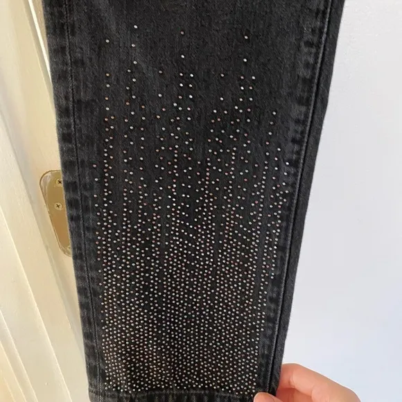 Current Elliot high waisted cropped jeans