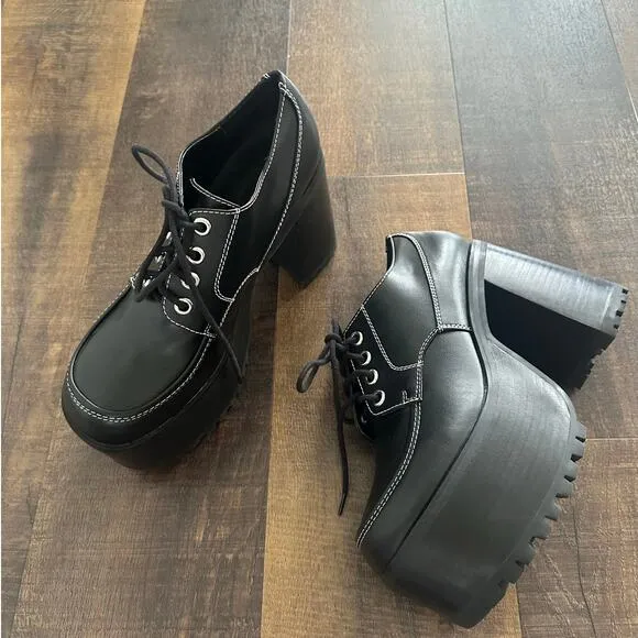 Current Mood With The Tide Platform Oxfords Shoes Size 11