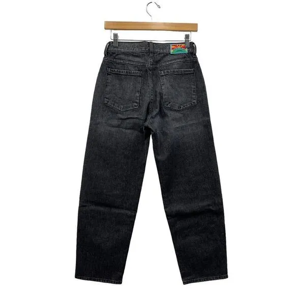Daily Blue by Adriano Goldschmied Mantra Wide Barrel Jean in Onyx size 24 NWT