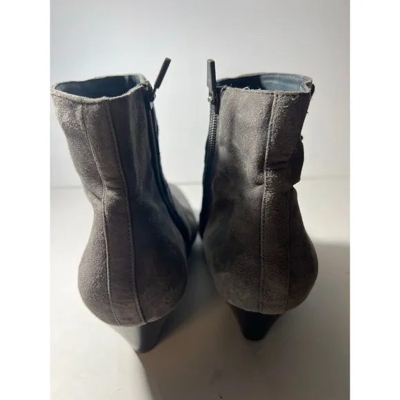 Dansko Gray Suede Ankle Boots