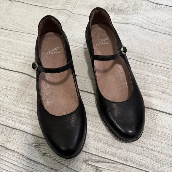 Dansko Loralie Mary Jane Leather Shoes