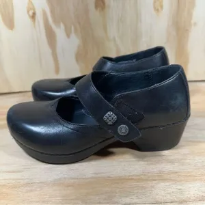 Dansko Black Leather Mary Jane Shoes Women’s Size 6.5/7