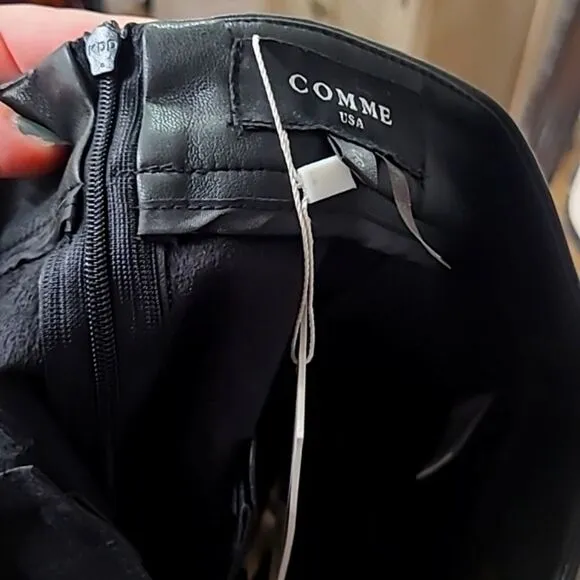 🌷DEAL 🌷Comme usa Faux Leather Shorts for Summer sz M